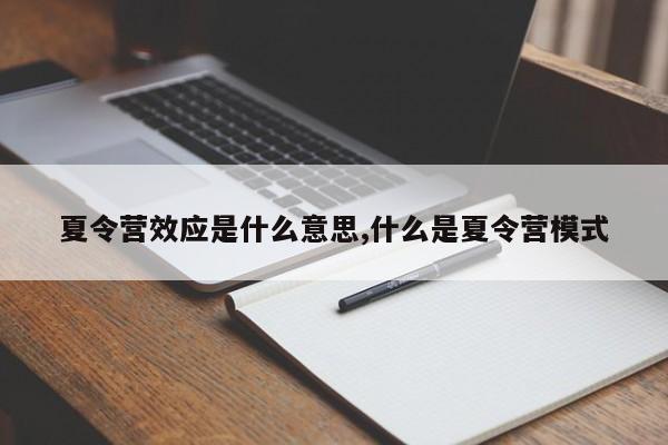 夏令营效应是什么意思,什么是夏令营模式